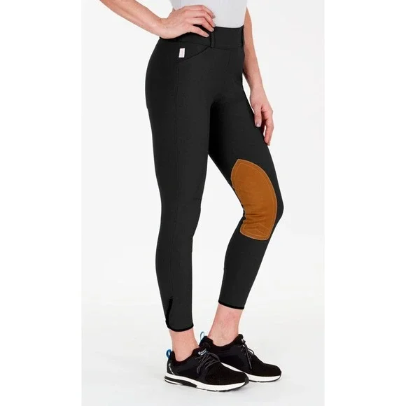 The Tailored Sportsman Trophy Hunter Mid Rise Side Zip Breech Black Tan 30 Long - Picture 2 of 15